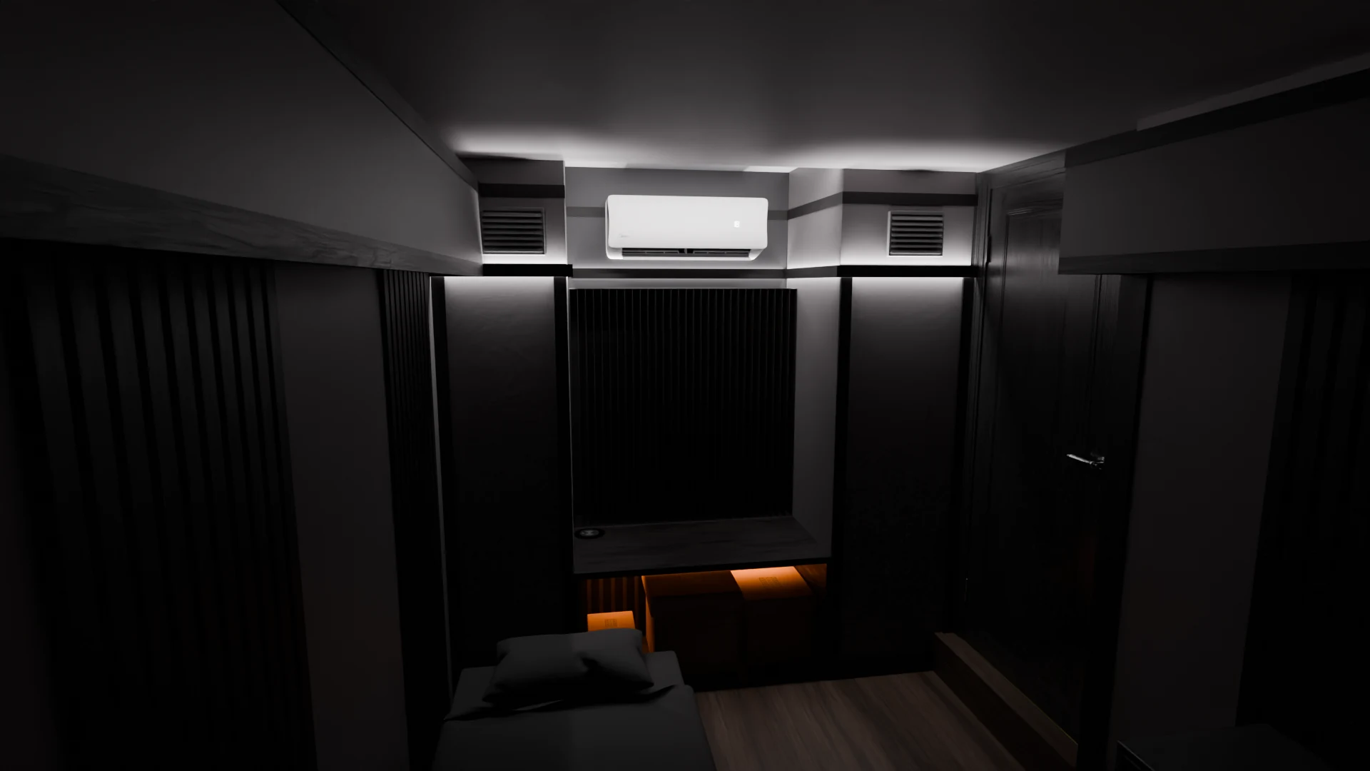 Low back wall light
