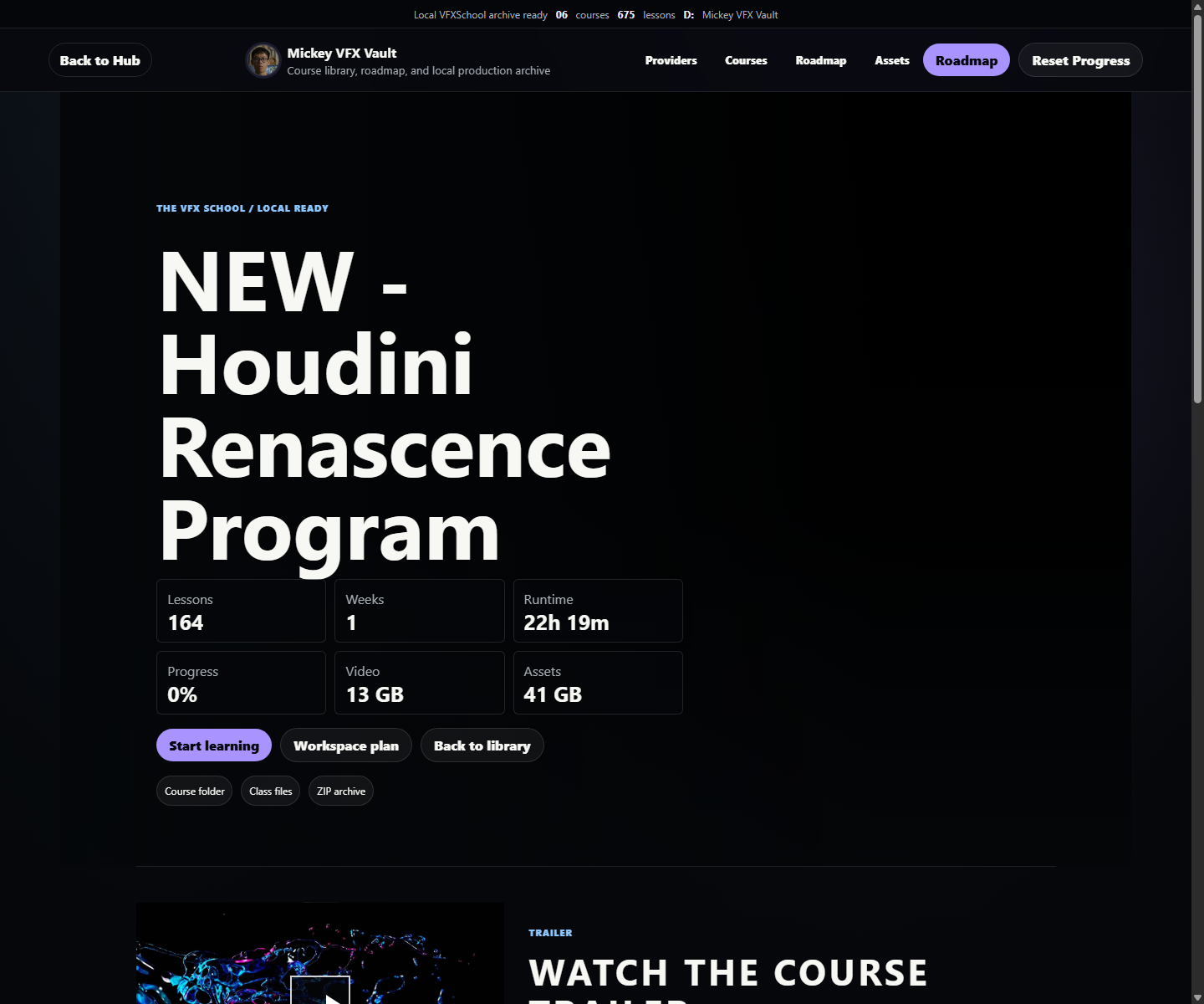 VFX Vault Houdini course sample