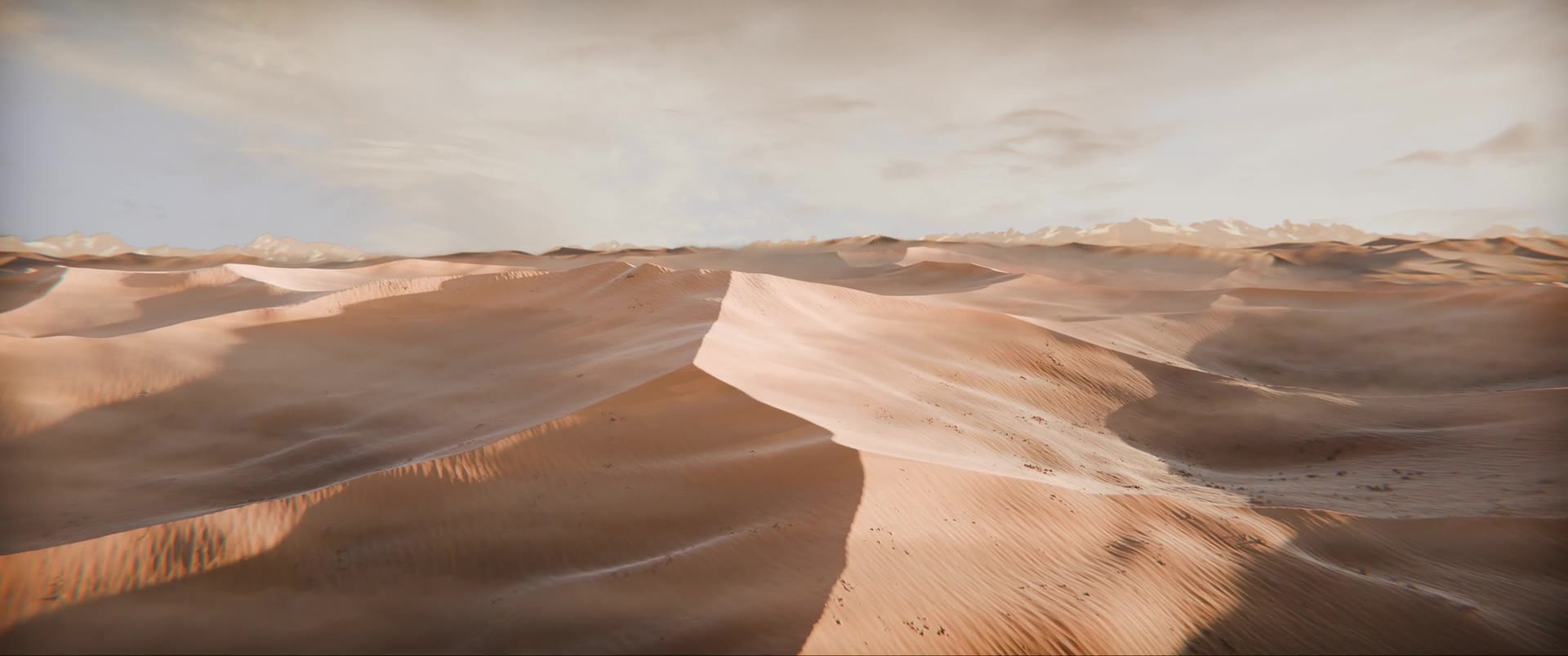 Realistic desert render